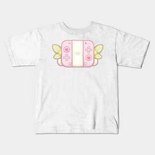 Cute Cozy Pink Gaming Console Controller Kids T-Shirt